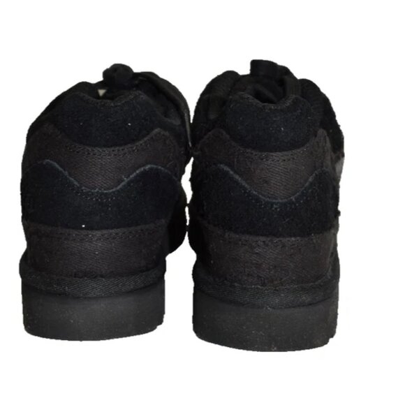 $180 UGG WOMENS HIGHLAND BLING SEQUIN STARS SNEAKER BOOT BLACK SUEDE 8.5 (DC10) - Picture 4 of 6